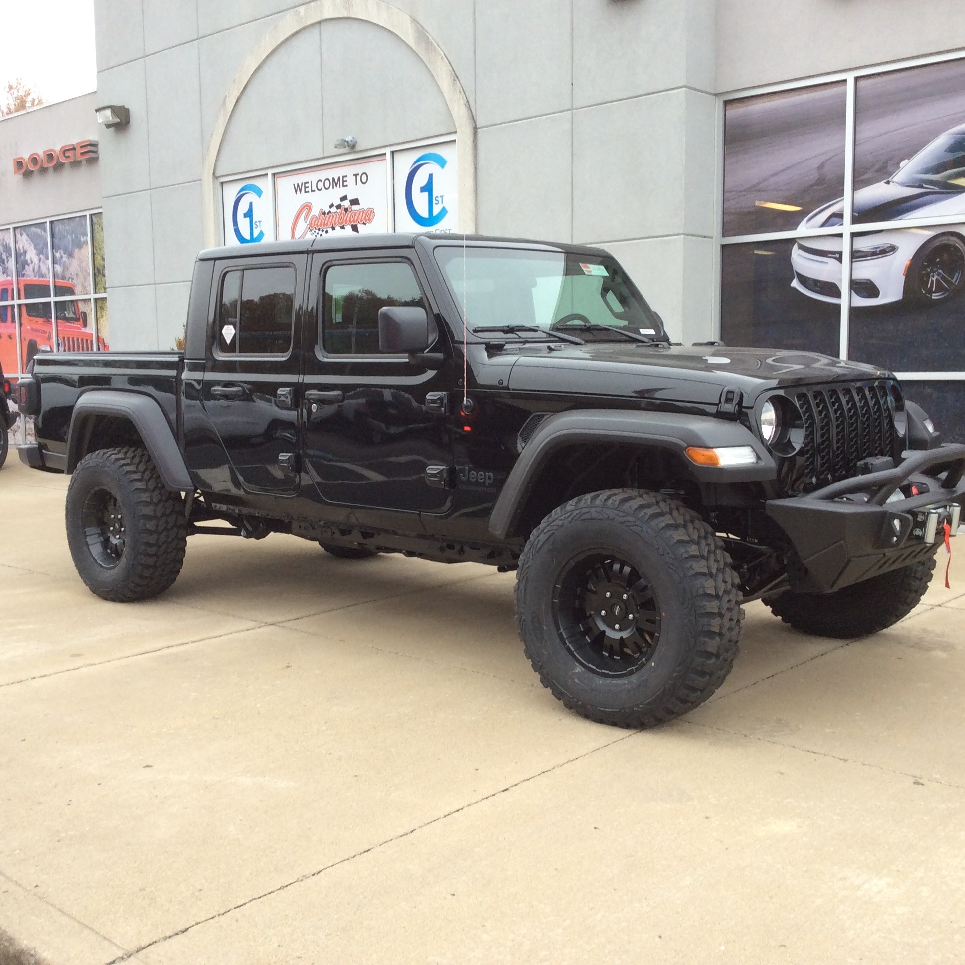 Lifted Silverado built by DSI